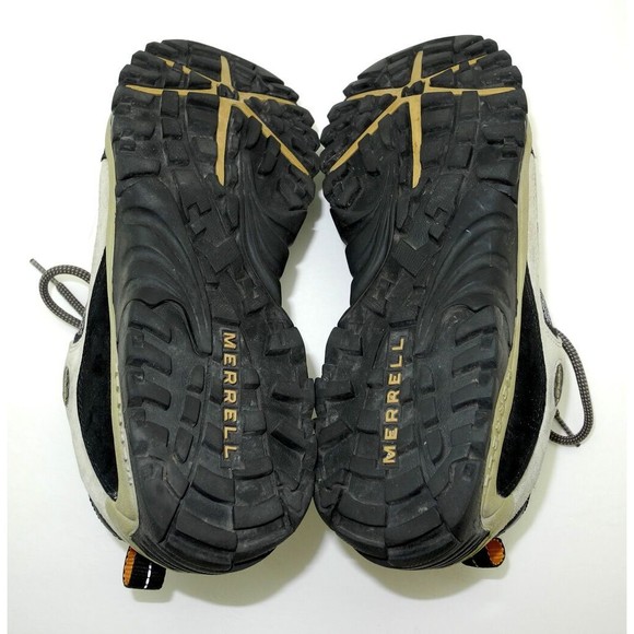 Merrell Baja Ventilator Ecru Suede Leather/Grey Mesh Hiking/Trail Shoes - 7.5 - Picture 6 of 8